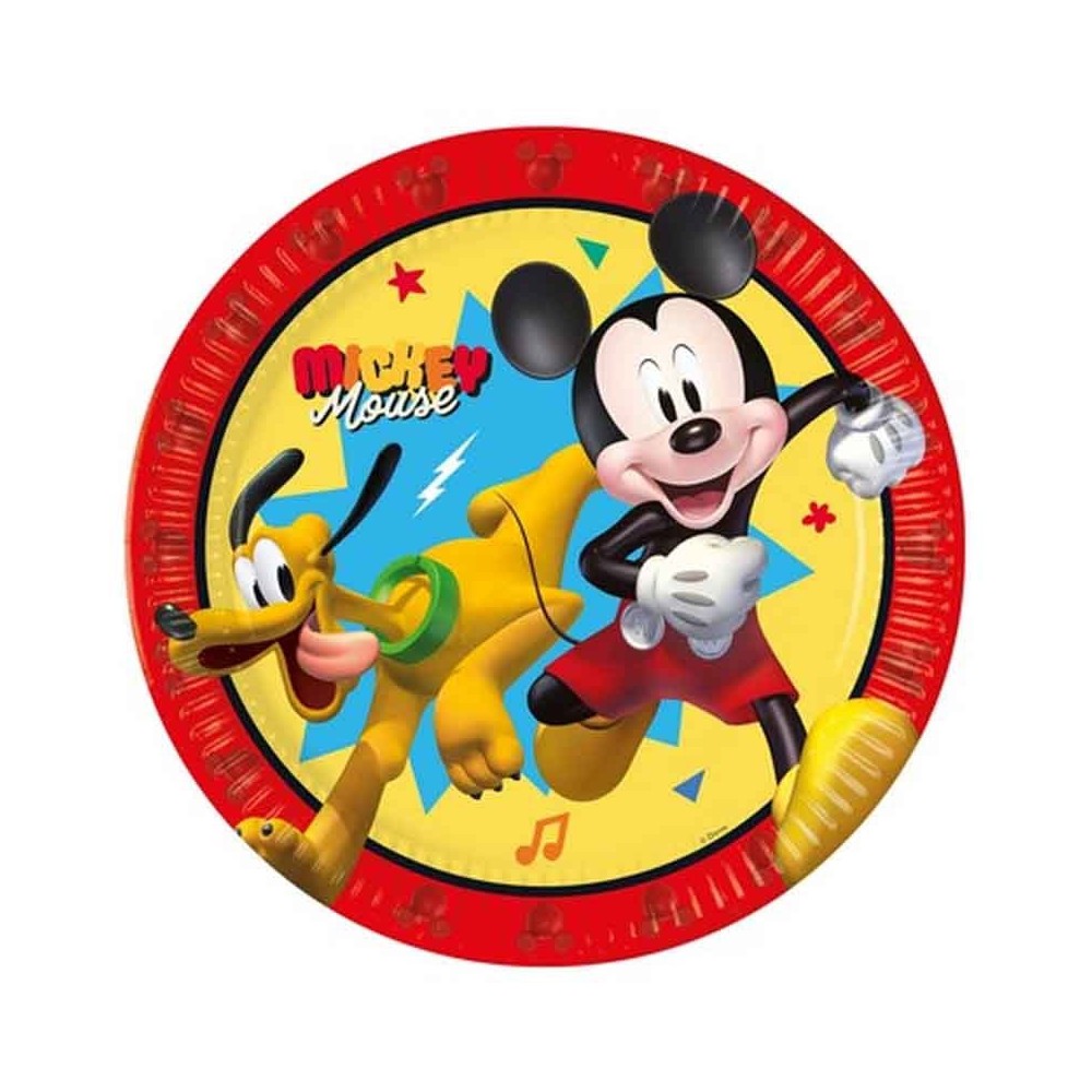 Piatti Topolino Mickey Jump Into Fun CM 23 8 PZ 97223