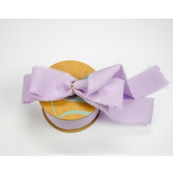 Rotolo nastro cotone sfragiato mm 25 x 15 m lilla  NI119 21