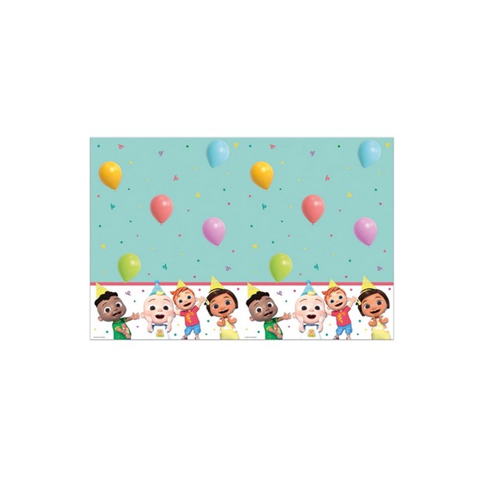 Tovaglia plastica 120x180 cm Cocomelon Birthday 97884