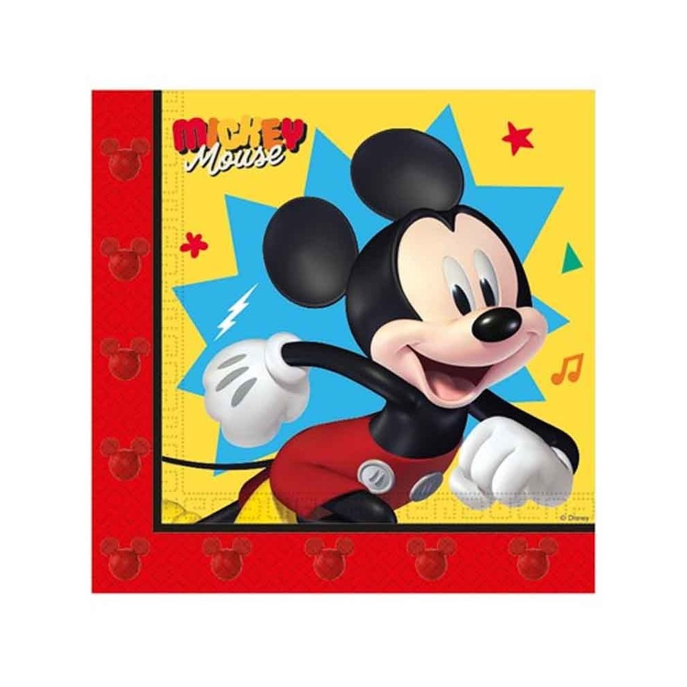 Tovaglioli Topolino Mickey Jump Into Fun  20 pz 97226