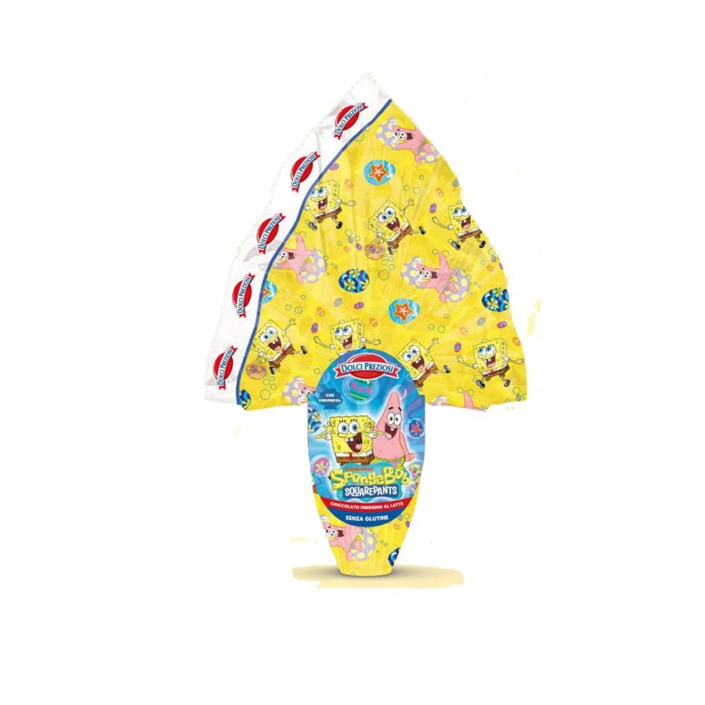 Uovo di Pasqua Cioccolato al latte 150 gr spongebob