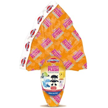 Uovo di Pasqua Cioccolato al latte 260 gr Trudi Brainrot plush