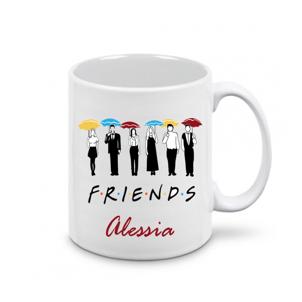 Tazza telefilm Friends personalizzabile