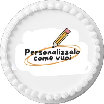 Cialda tonda personalizzabile