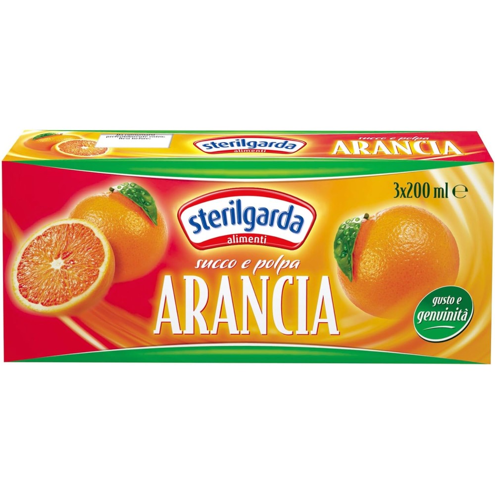 Sterilgarda Succo Arancia - Pacco da 24 x 200 ml