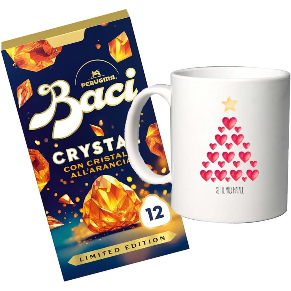 Baci Perugina Crystal Edition + tazza mug personalizzabile