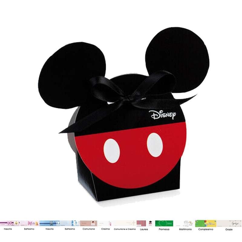 20 SCATOLINE TOPOLINO PORTACONFETTI