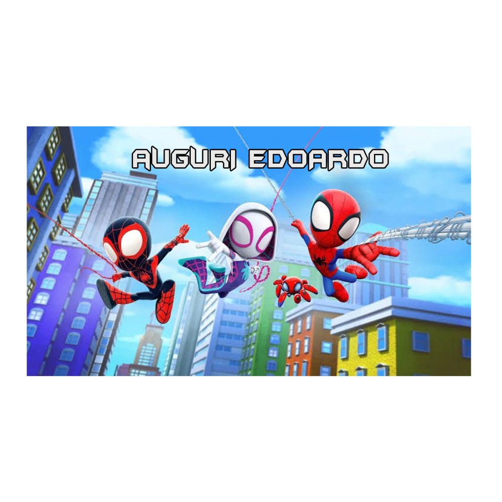Cialda rettangolare Spidey personalizzabile