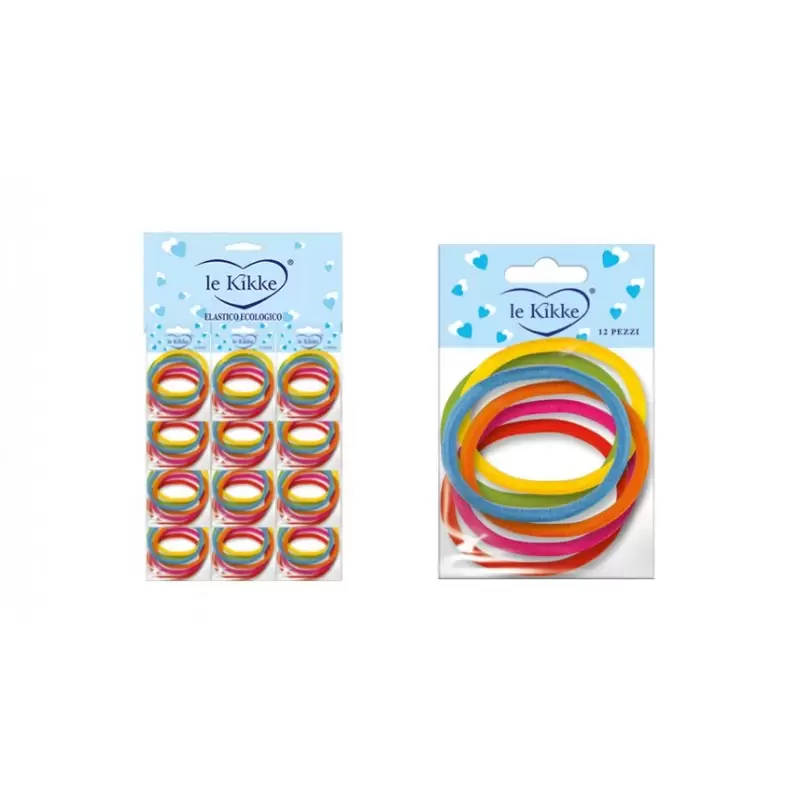 72 ELASTICI PER CAPELLI COLORI C0023