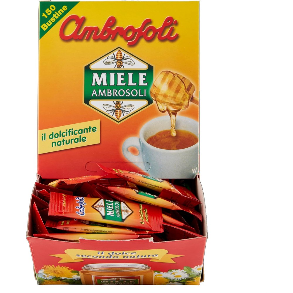 Ambrosoli Espositore 100 bustione Miele di Fiori gr.16, 11