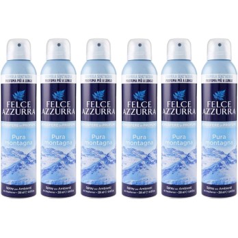 Felce Azzurra Pura Montagna Deodorante Ambienti, confezione da 6