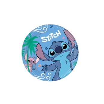 Kit 40 persone Stitch - Accessori Tavola con ghirlanda e bandierina