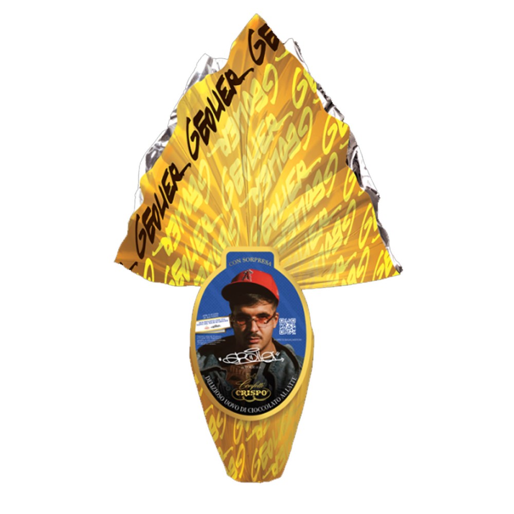 Uovo di Pasqua Cioccolato al latte 220 gr Geolier