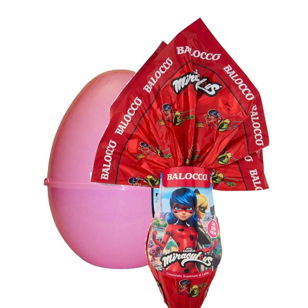 Uovo di Pasqua Ladybug Con Guscio Rosa