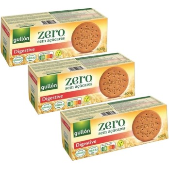 Gullon Biscotti digestivi senza zucchero, confezione grande da 400 g