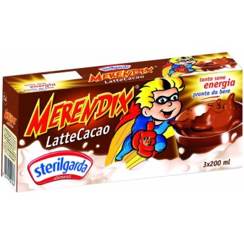 Sterilgarda Latte e Cacao Merendix - Pacco da 24 x 200 ml