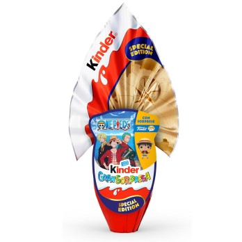 Kinder GranSorpresa Maxi One Piece 220 g + tazza personalizzabile