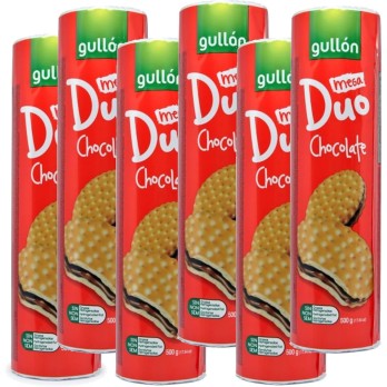 6 X Gullon mega duo chocolate gr.500