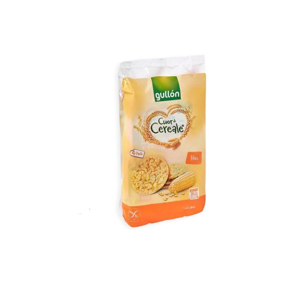 Gullon Cuor di Cereale Gallette di Mais Senza Glutine 100g 8 Confezioni