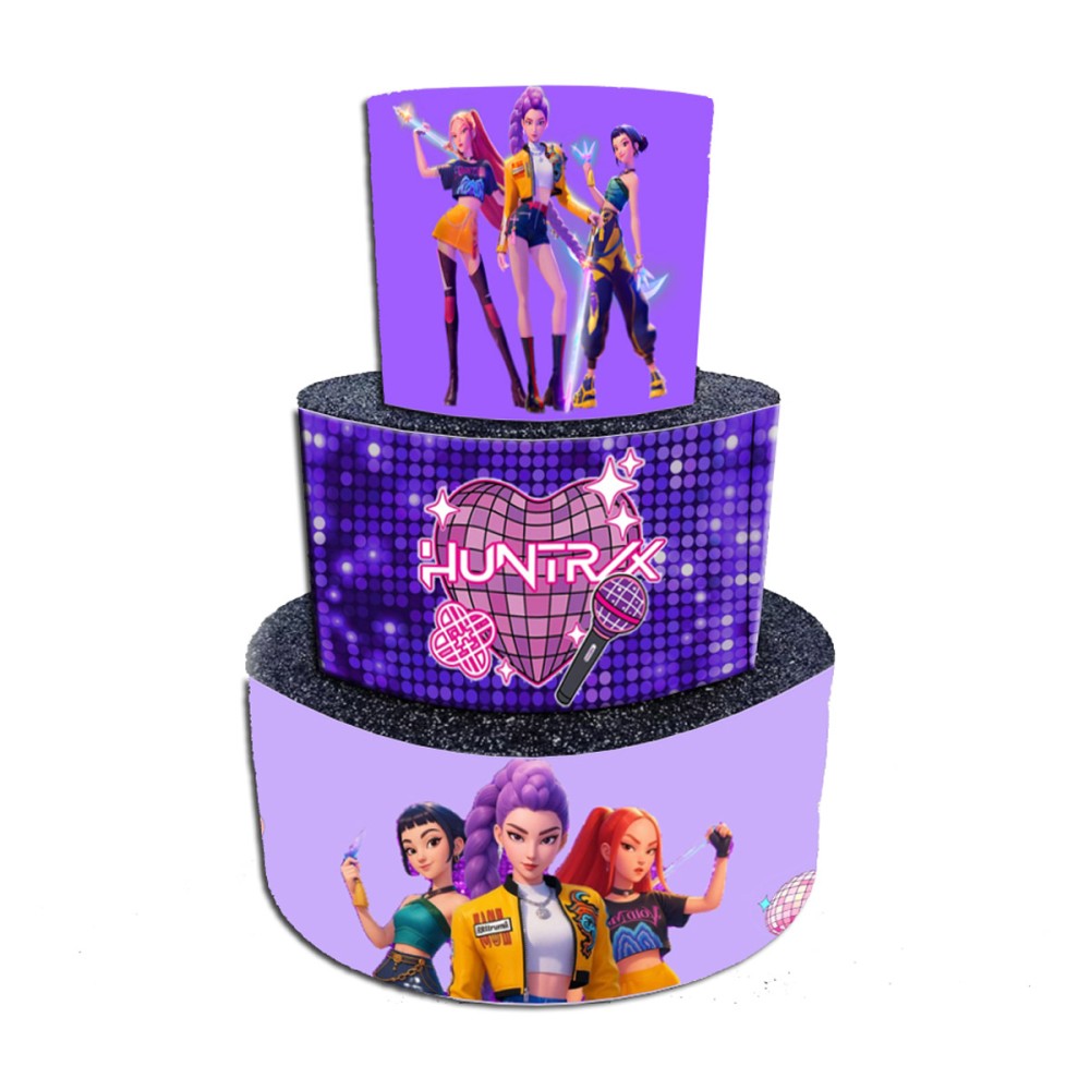 Torta Scenografica Kpop Demon Hunters