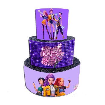 Torta Scenografica Kpop Demon Hunters