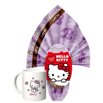 Uovo di Pasqua Hello Kitty  con tazza personalizzata