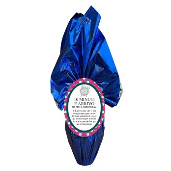 Uovo di Pasqua " 10 minuti e arrivo" + tazza personalizzabile