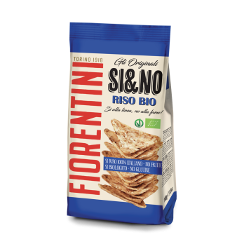 8 Fiorentini Si&No Mini Gallette Triangolari di Riso al Sale Marino no Fritti