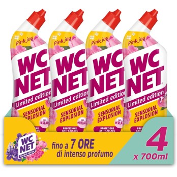 4 Wc Net - Limited Edition Pink Joy, Detergente Liquido per Sanitari