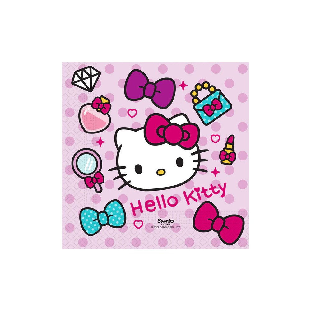 COORDINATO COMPLEANNO HELLO KITTY HEARTS