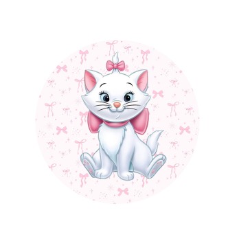 Adesivo tondo Minù Gattina Marie - 1 pz