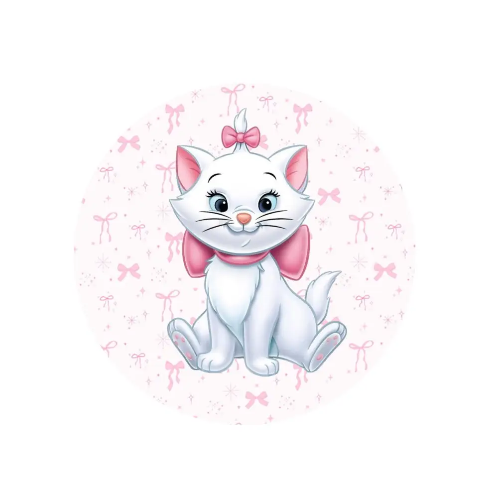 Adesivo tondo Minù Gattina Marie - 50 pz