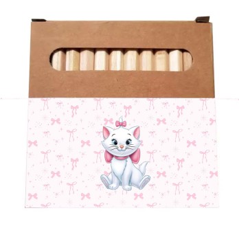 PASTELLI COLORATI MINù GATTINA MARIE – 10 PZ