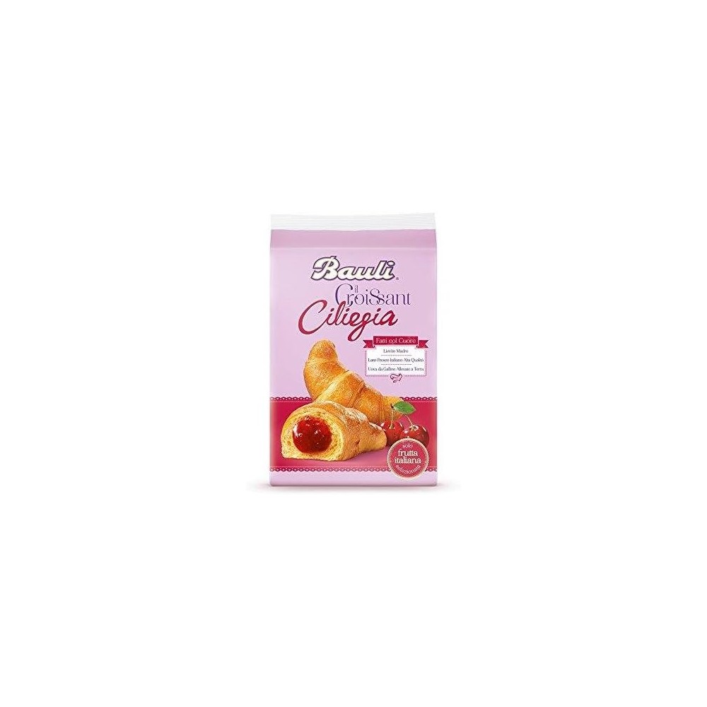 Bauli Croissant Ciliegia - Pacco da 12 X 300 Gr