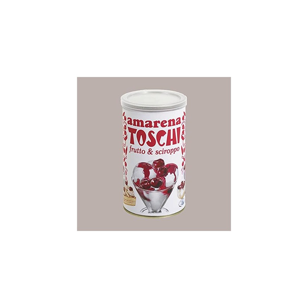 Amarene Ciliegie Sciroppate Tutto frutto in Sciroppo Toschi, Barattolo da 400g