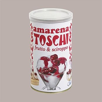 Amarene Ciliegie Sciroppate Tutto frutto in Sciroppo Toschi, Barattolo da 400g