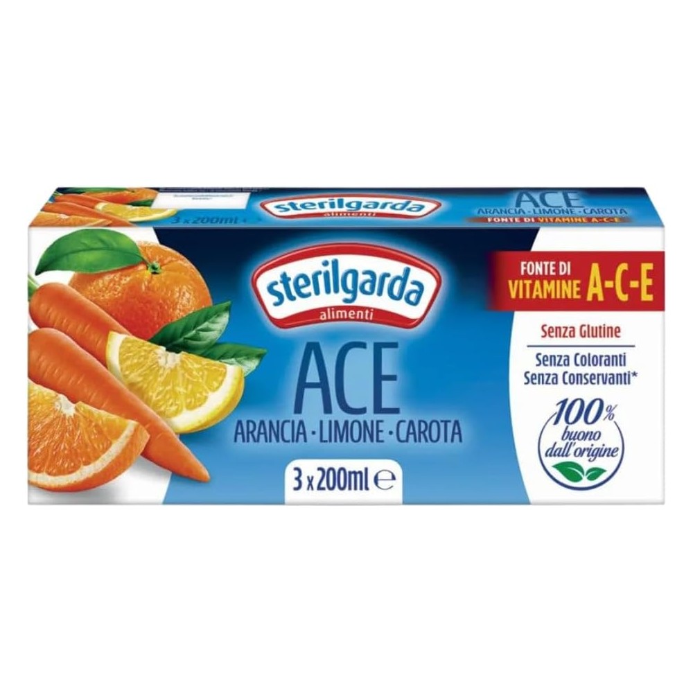 Sterilgarda Succo Ace in brick 200ml 24 pezzi