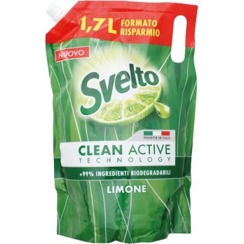 4 Ricarica detersivo piatti al limone formato maxi 1,7 L