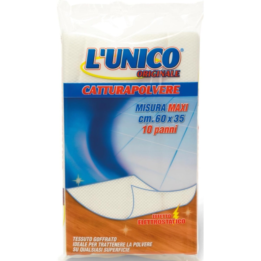 8 Panni catturapolvere 60x35 cm – Confezione da 10 pezzi