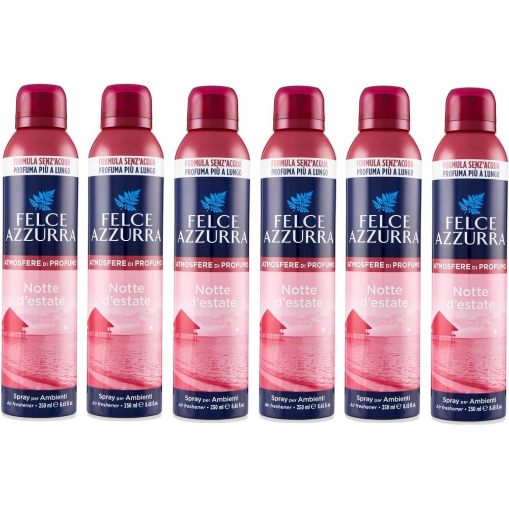 Felce Azzurra Notte d'estate Deodorante Ambienti, confezione da 6