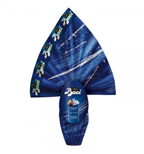 Uovo di cioccolato fondente extra con sorpresa e 3 Baci perugina 252g