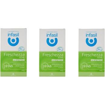 Infasil Freschezza Attiva Intimo, pH 4.5 Confezione da 3 x 200 ml