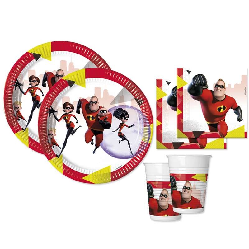 KIT N.2 GLI INCREDIBILI - ADDOBBI TAVOLA