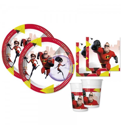 KIT N.2 GLI INCREDIBILI - ADDOBBI TAVOLA