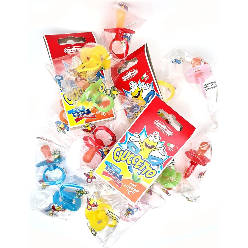 140 Lecca Lecca a Forma di Ciucciotti alla Frutta