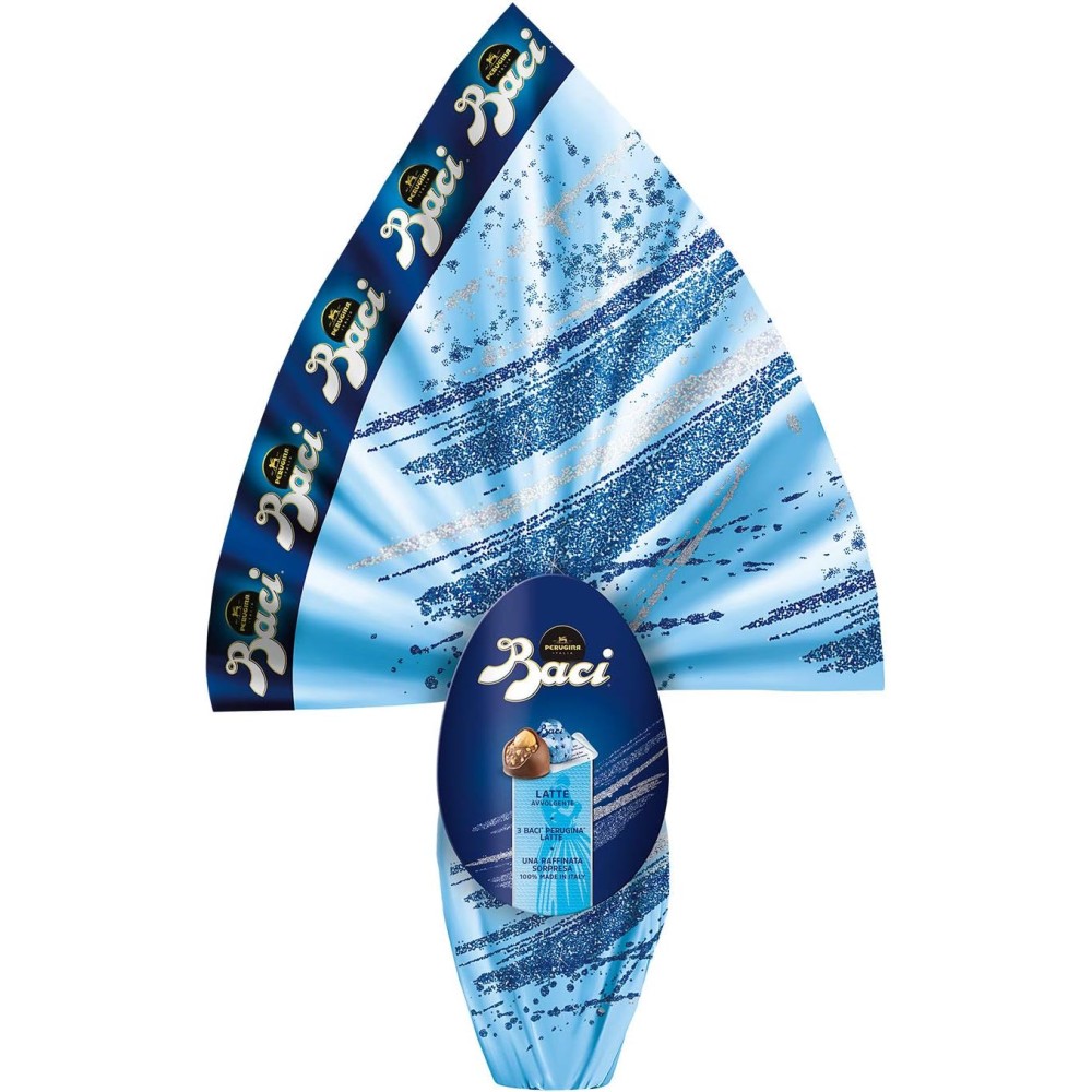 Uovo Baci Perugina Fondente Luisa 265 Gr+ 2 Uovo Baci Perugina Latte Luisa 265 Gr.