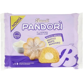 3 X BauIi Pandorì Mini Pandorino con Crema a Latte e Zucchero a Velo 150g Ideale per grandi e piccini pro