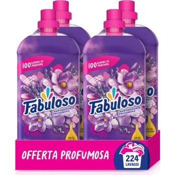 Fabuloso Ammorbidente Concentrato Profumato Magnolia & Lavanda 4x1,25L