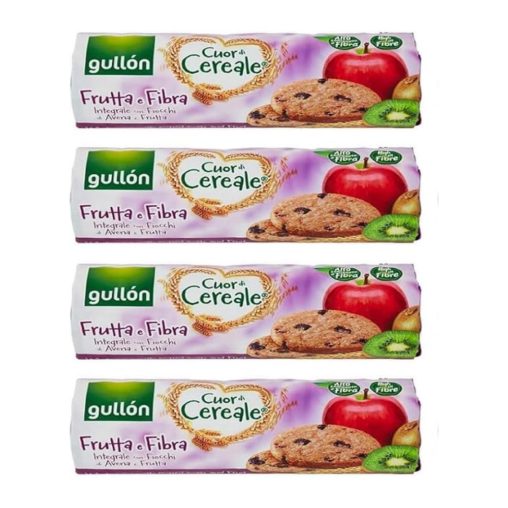 8 X Gullón Cuor di Cereale Frutta e Fibra 300 g