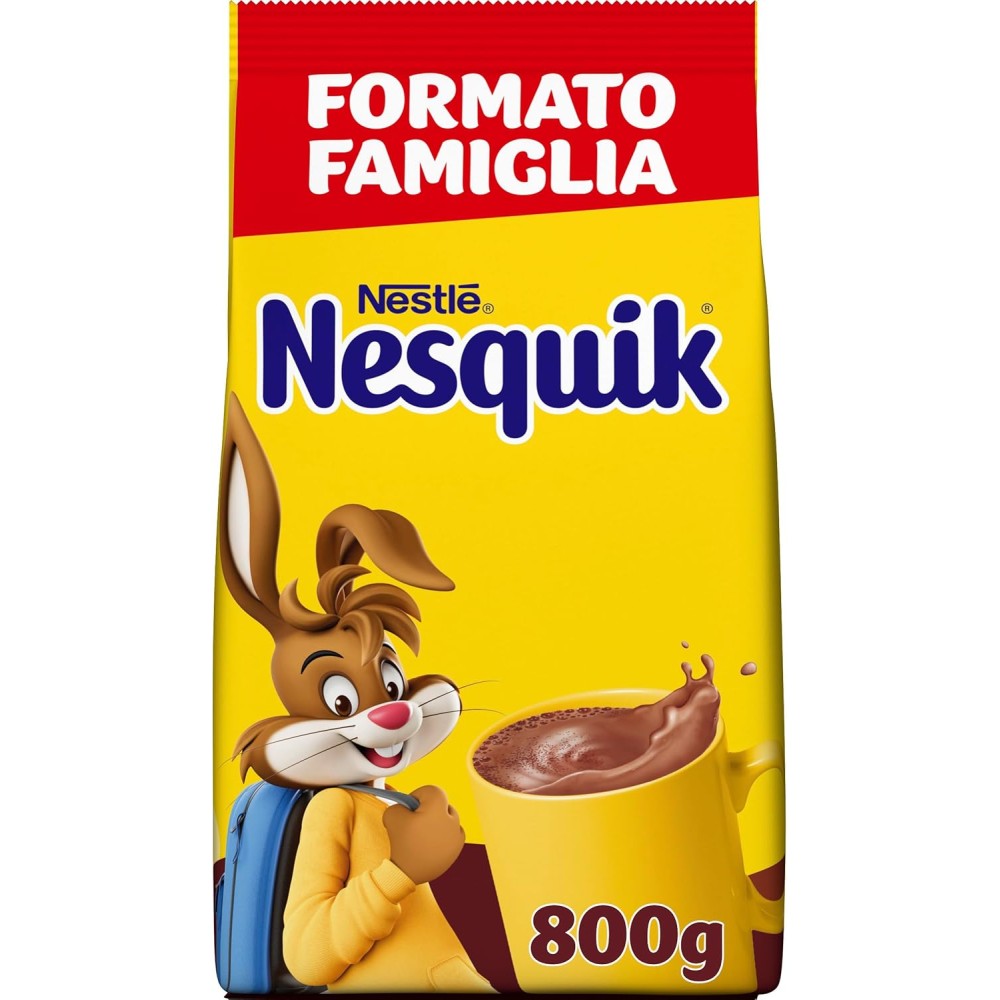 NESQUIK Preparato per Bevanda con Cacao Solubile, Sacchetto 800g